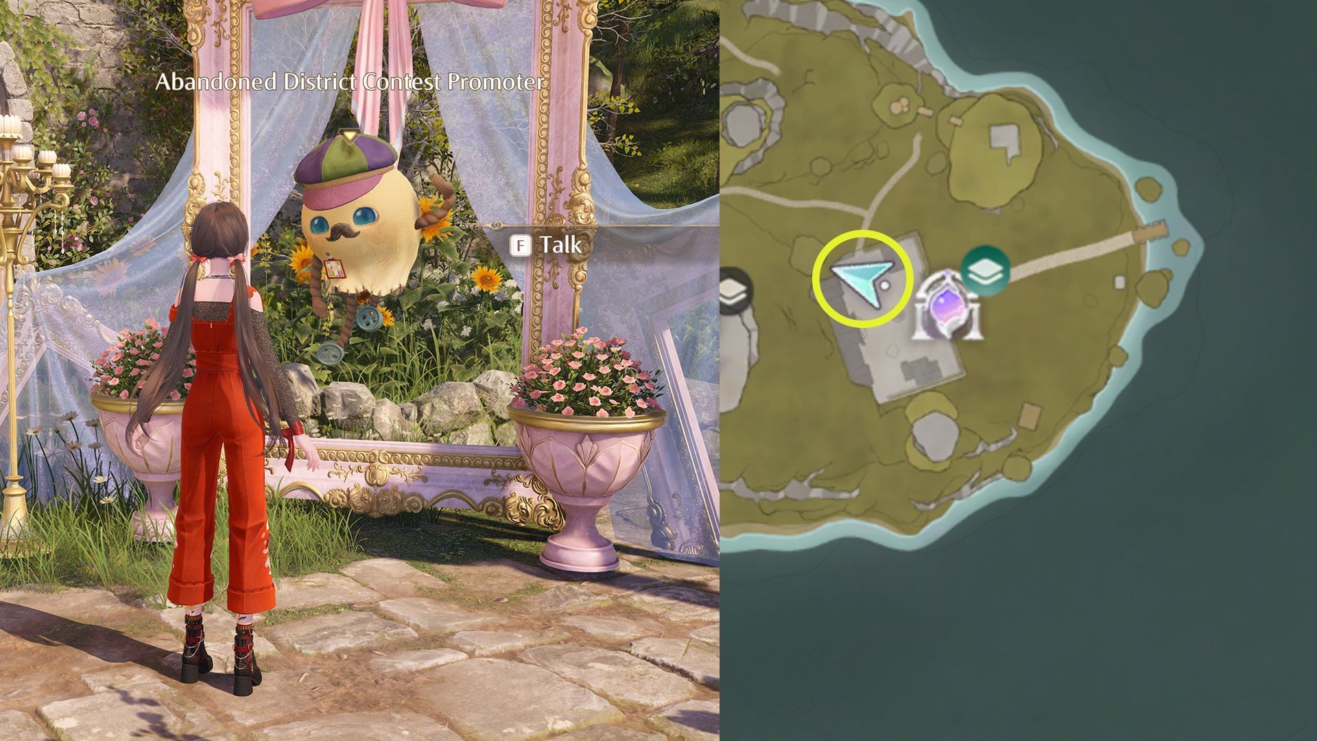 Ripple Estate event site location (Image via Sportskeeda Gaming/Infold Games)