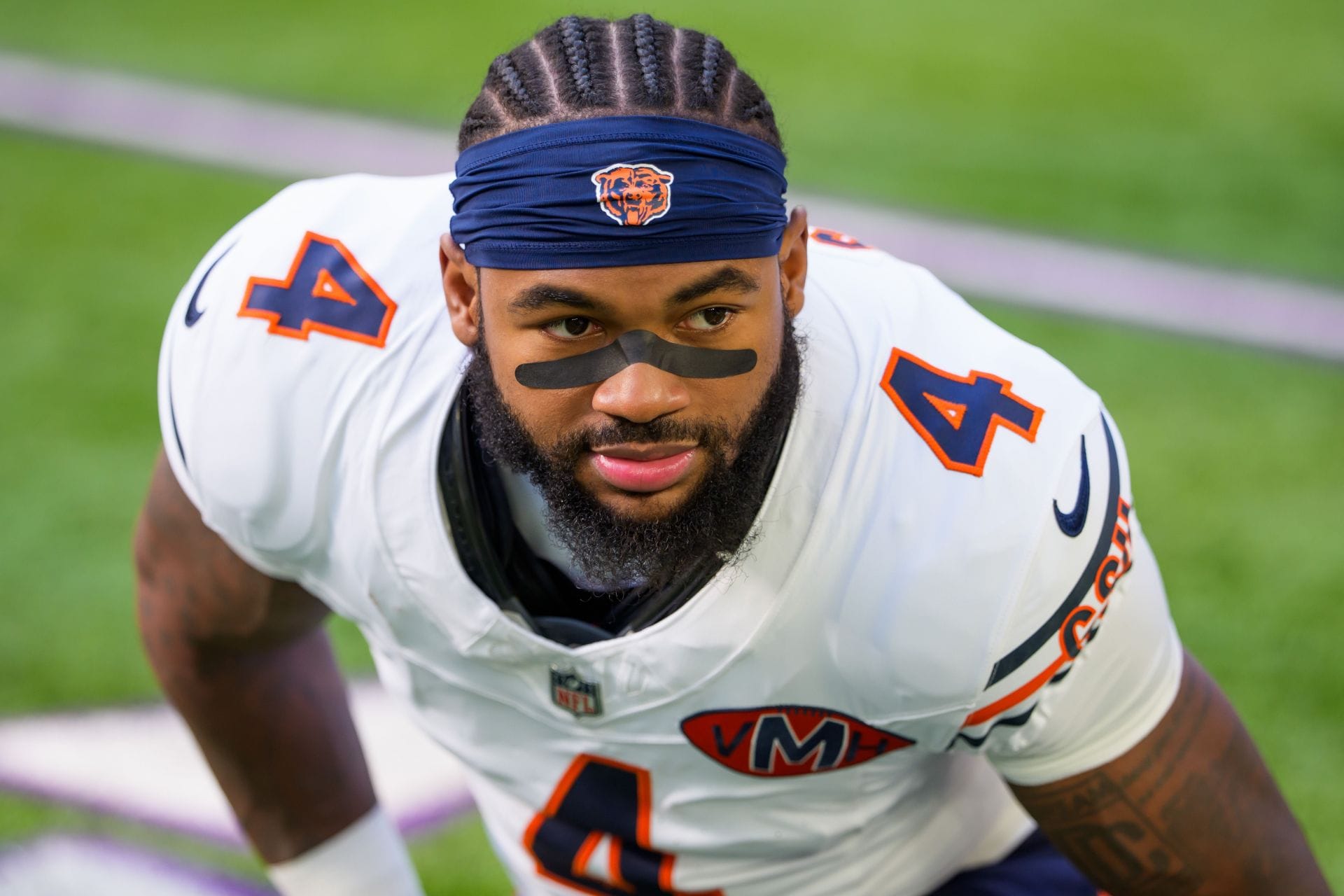 D&#039;Andre Swift at Chicago Bears v Minnesota Vikings - NFL 2025 - Source: Getty