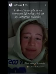 Screenshot from Korda's Instagram story / IG: @nellykorda