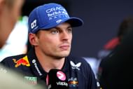 Red Bull's Max Verstappen after qualifying for the 2025 F1 Grand Prix of Brazil - Source: Getty