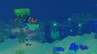 Players can breath underwater as long as they are riding the nautilus mob (Image via Mojang Studios)