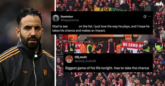 “Biggest game of his life”, “Want to see you succeed” - Fans thrilled as Manchester United star gets rare opportunity in starting XI for Everton clash