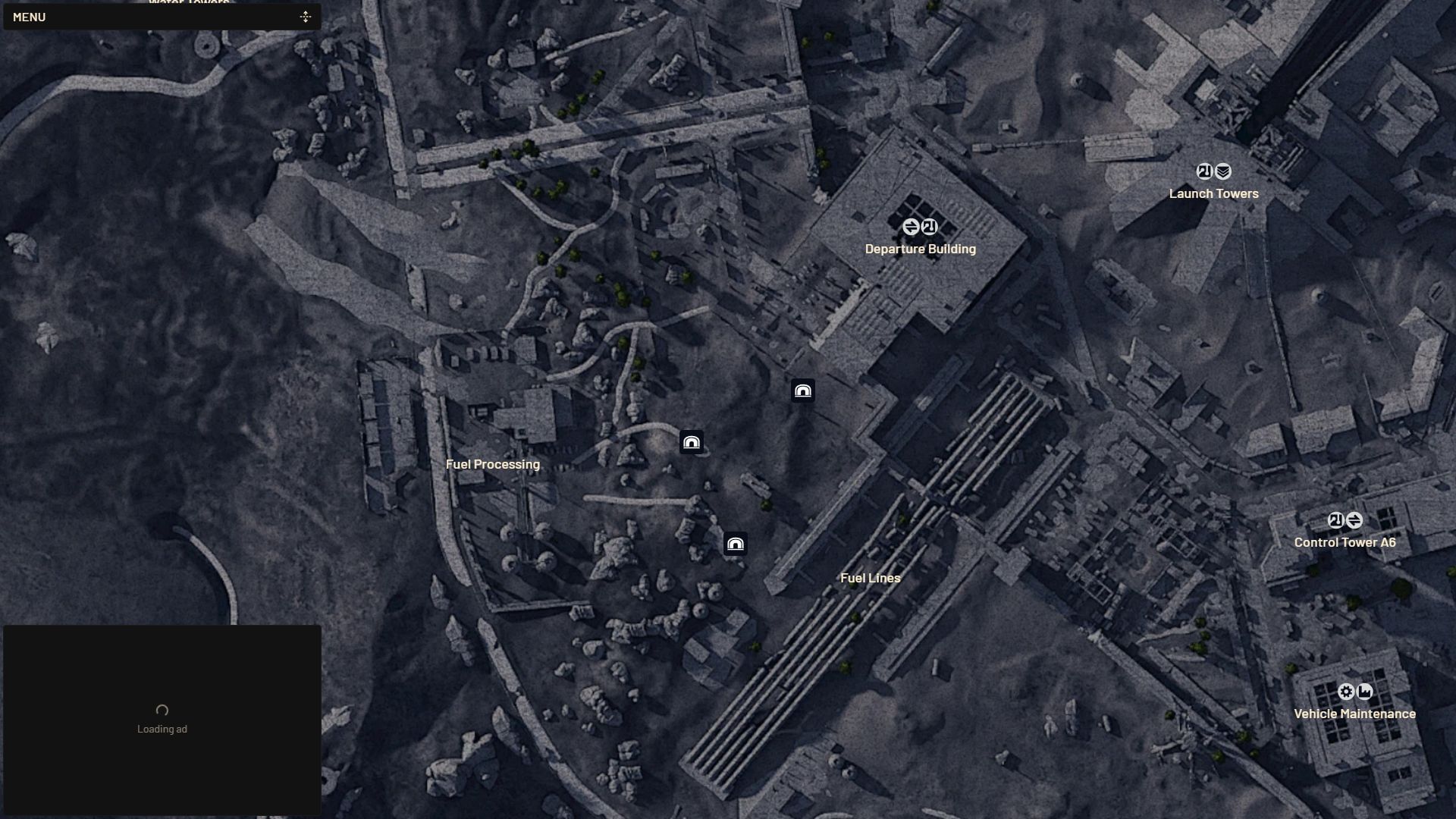 Location of the Hidden Bunker in ARC Raiders (Image via arcraidersmaps.app)