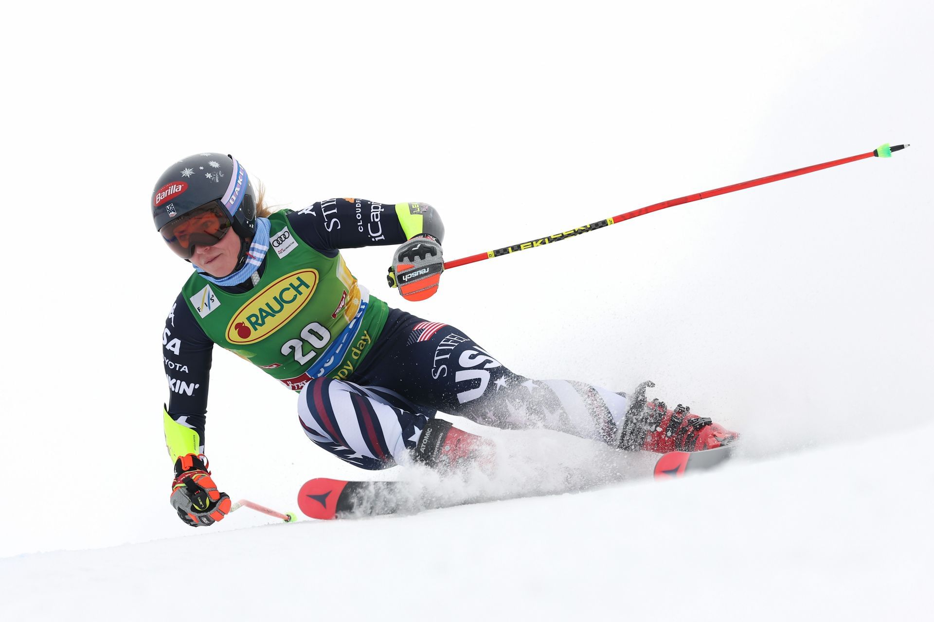 Mikaela Shiffrin at the Audi FIS Alpine Ski World Cup - Women&#039;s Giant Slalom [Image Source: Getty]
