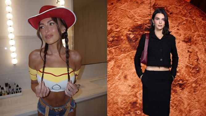 Wayne Gretzky's daughter Paulina turns heads in Toy Story costume as Kendall Jenner faces backlash over controversial Halloween getup
