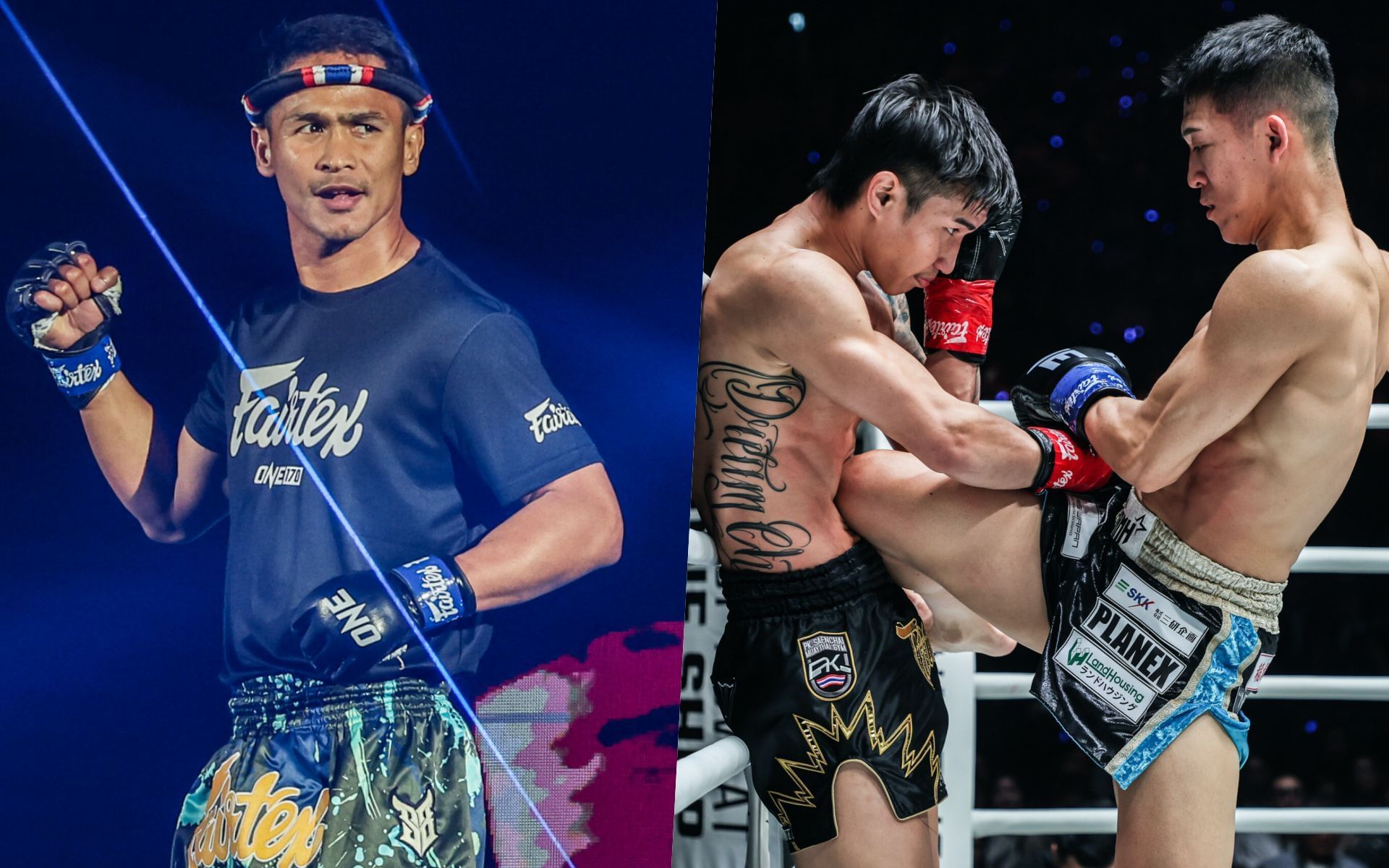Superbon (L) Masaaki Noiri vs Tawanchai (R) | Image by ONE Championship