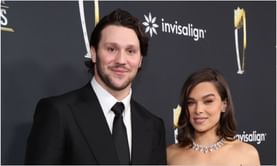 [LOOK] Unseen snap of Josh Allen's wife Hailee Steinfeld prepping her mermaid-cut dress for Governors Awards 2025