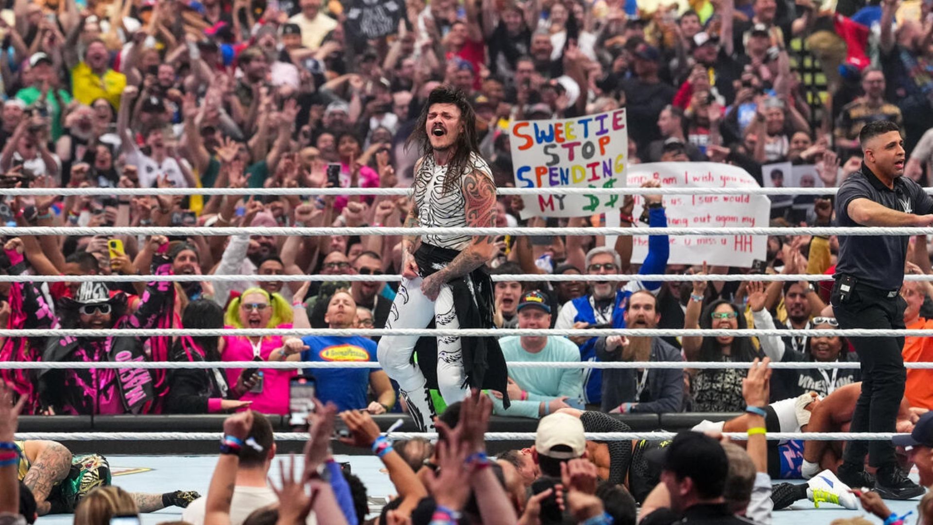 Dominik Mysterio in rarified WWE air forward of Survivor Sequence Dominik Mysterio in rarified WWE air forward of Survivor Sequence