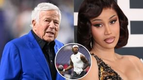 (Spotted) Stefon Diggs' GF Cardi B seen in Robert Kraft's private box as rapper attends Patriots vs. Falcons game