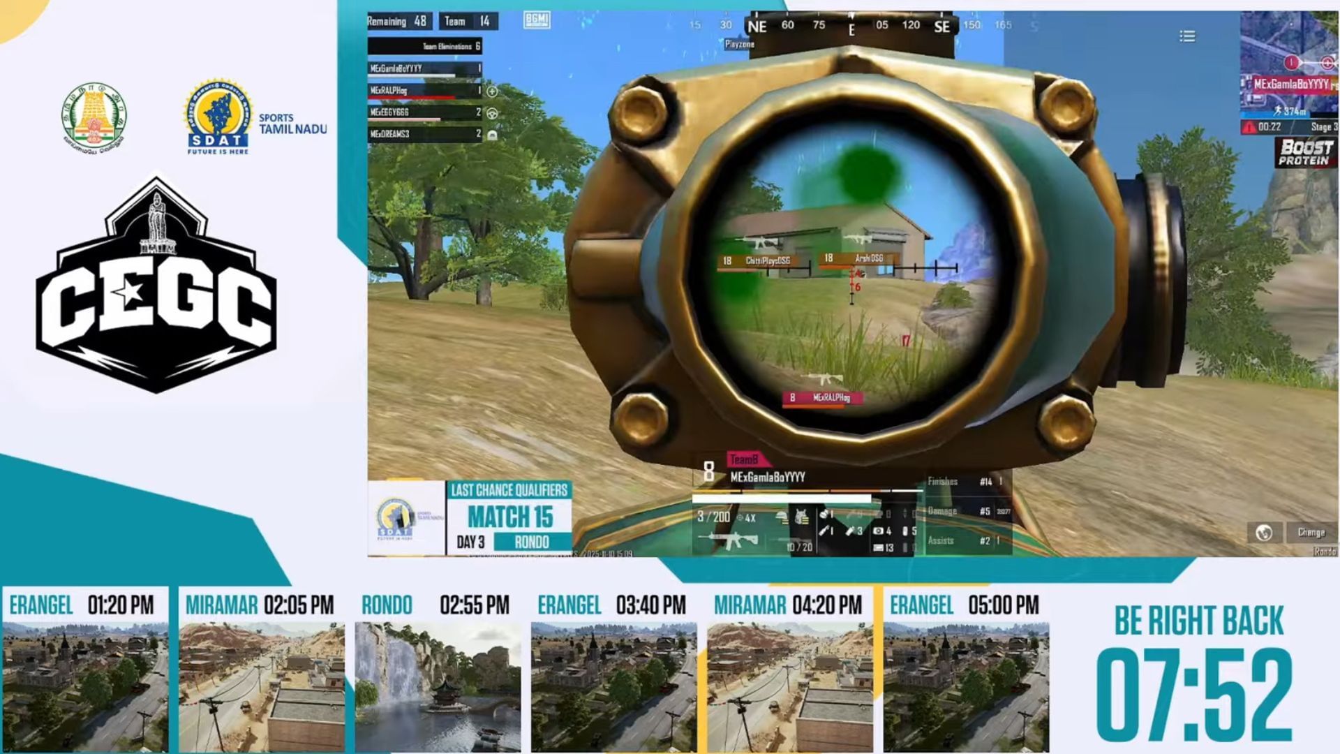 Day 3 of CEGC 2025 LCQ was held on November 10 (Image via YouTube/Skyesports)