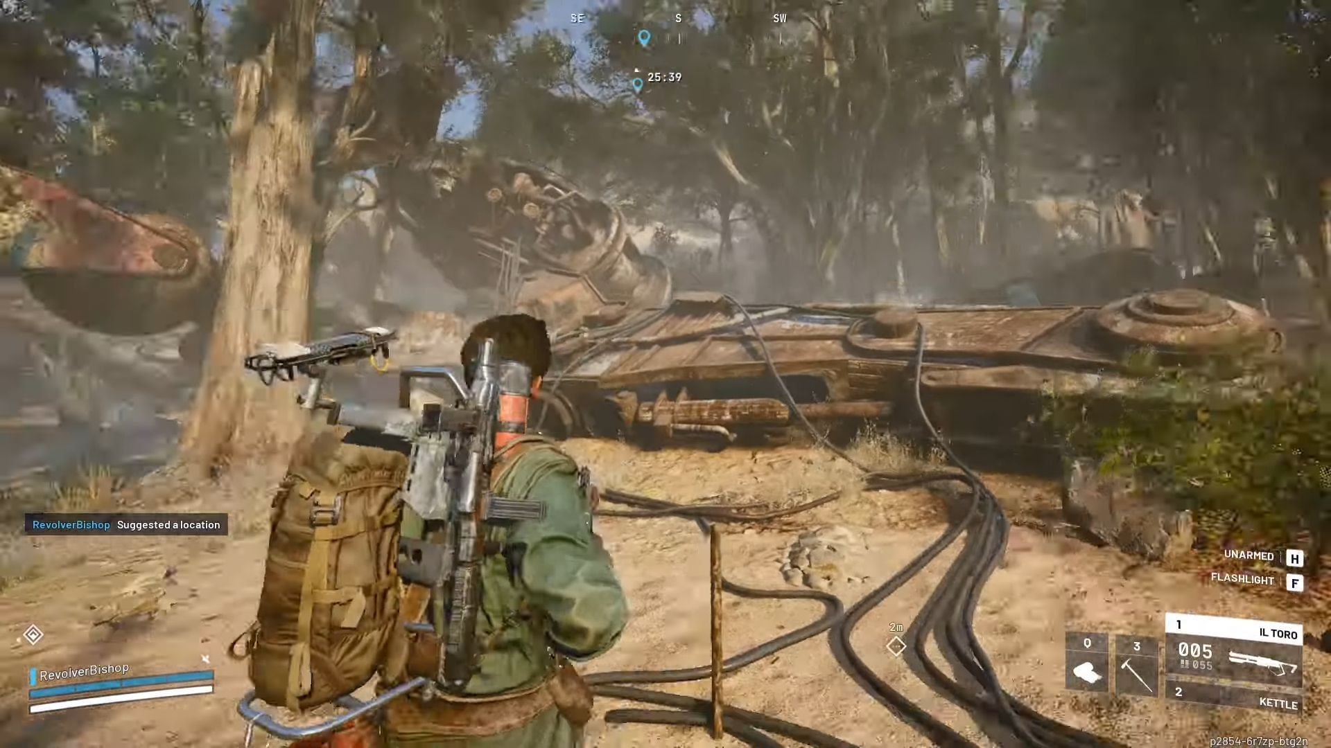 Pole location in Keeping the Memory quest (Image via Embark Studios)