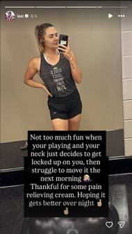Lexi Thompson announces her neck injury before 2025 The Annika (Image via Instagram @lexi)
