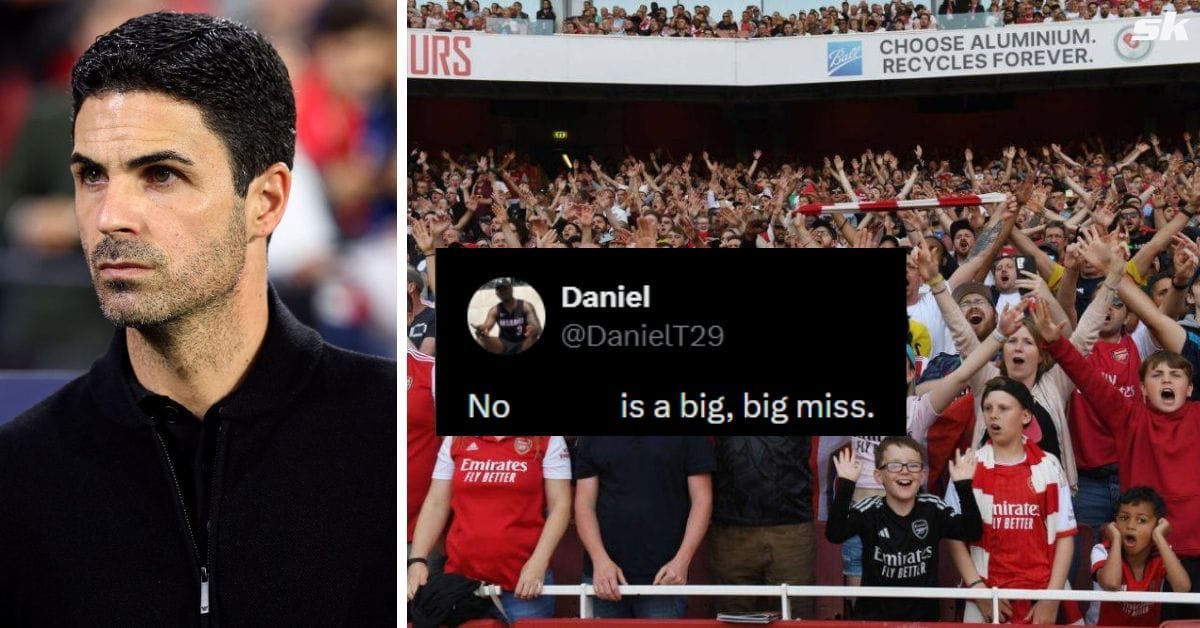 Arsenal fans in disbelief as superstar absent from squad for PL clash against Chelsea (Image credits: Getty, X/@DanielT29)