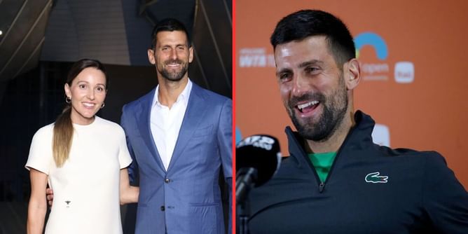 "Jelena dated one tennis player that is a friend" - Novak Djokovic gets honest about how his relationship with the 'love of his life' began