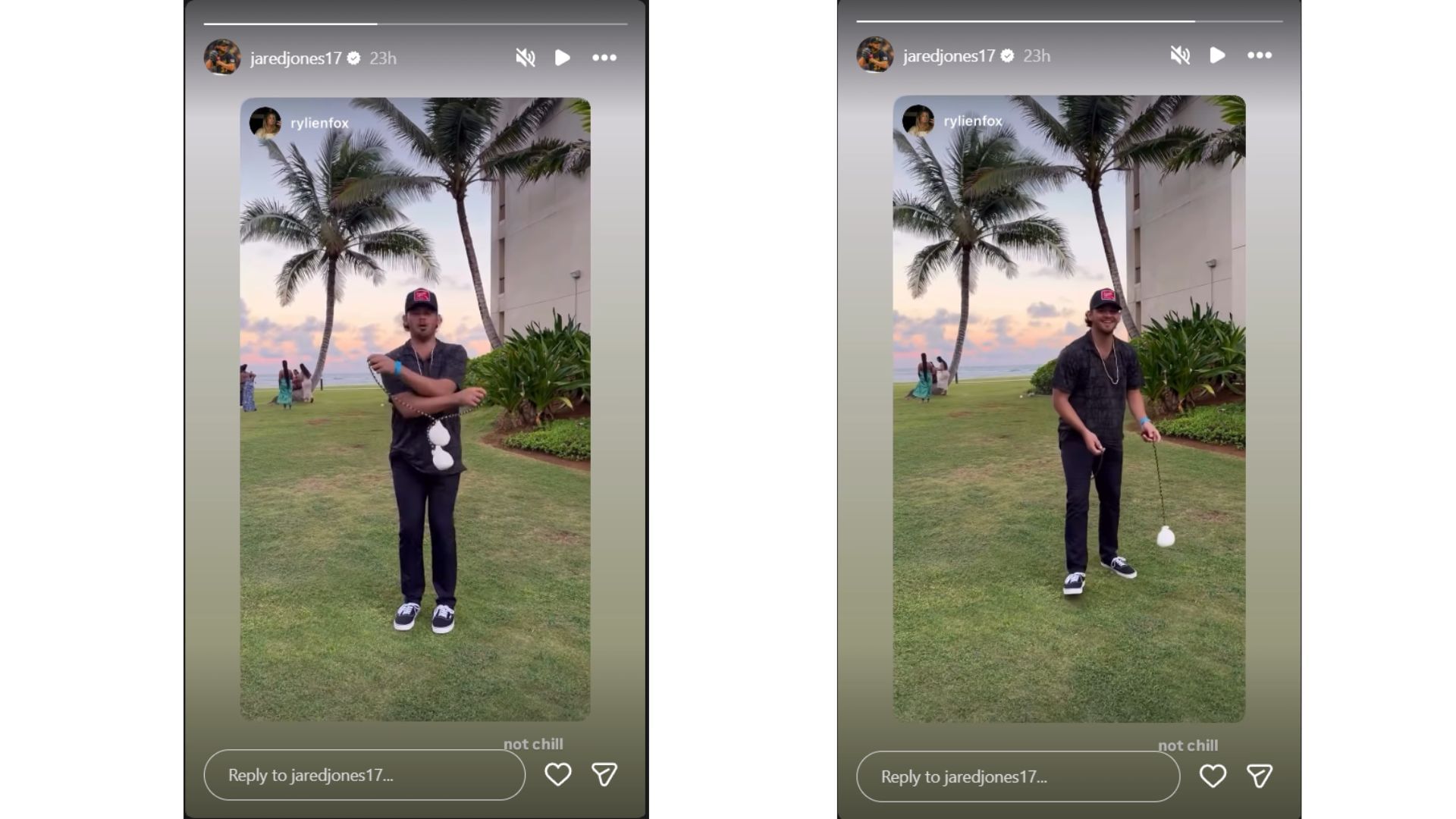 Story Instagram của Rylie Fox được vị hôn thê Jared Jones chia sẻ lại (Nguồn: Instagram @jaredjones17)