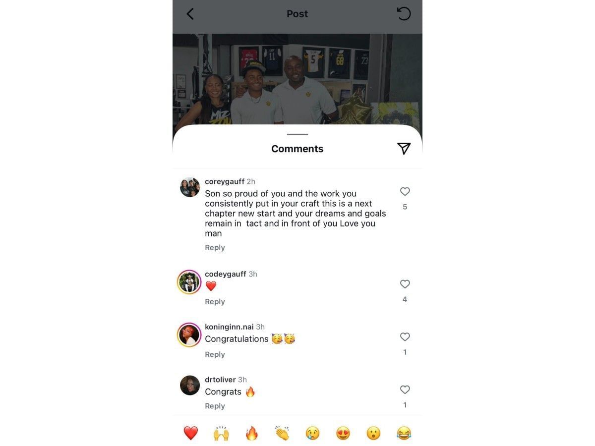 Gauff&#039;s father&#039;s comment