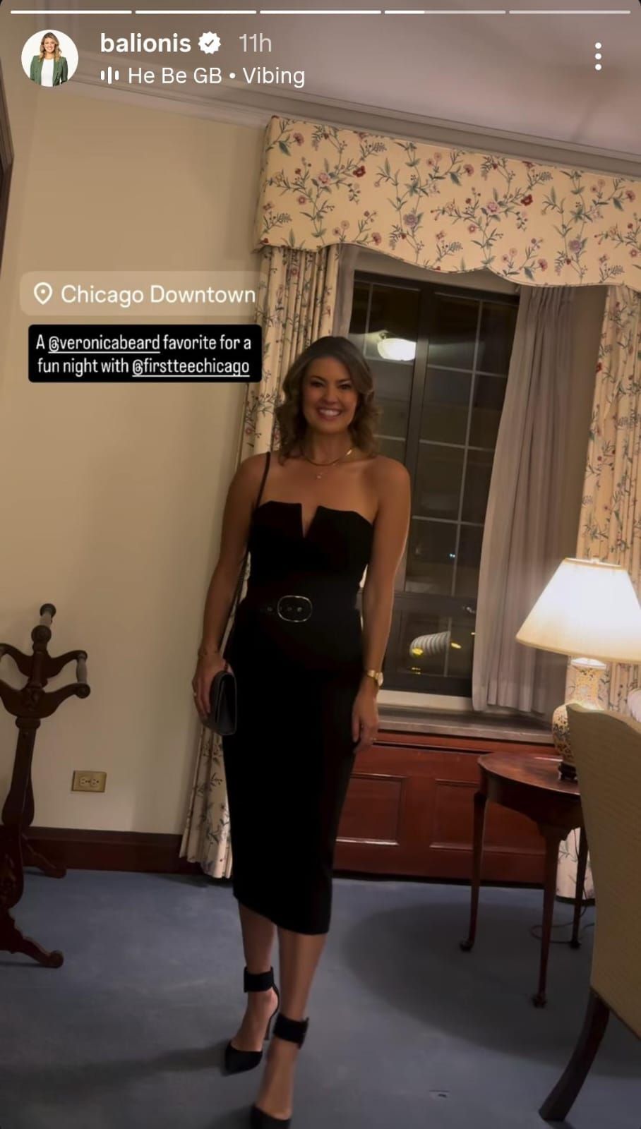 Amanda Balionis&#039; story - via @balionis on Instagram