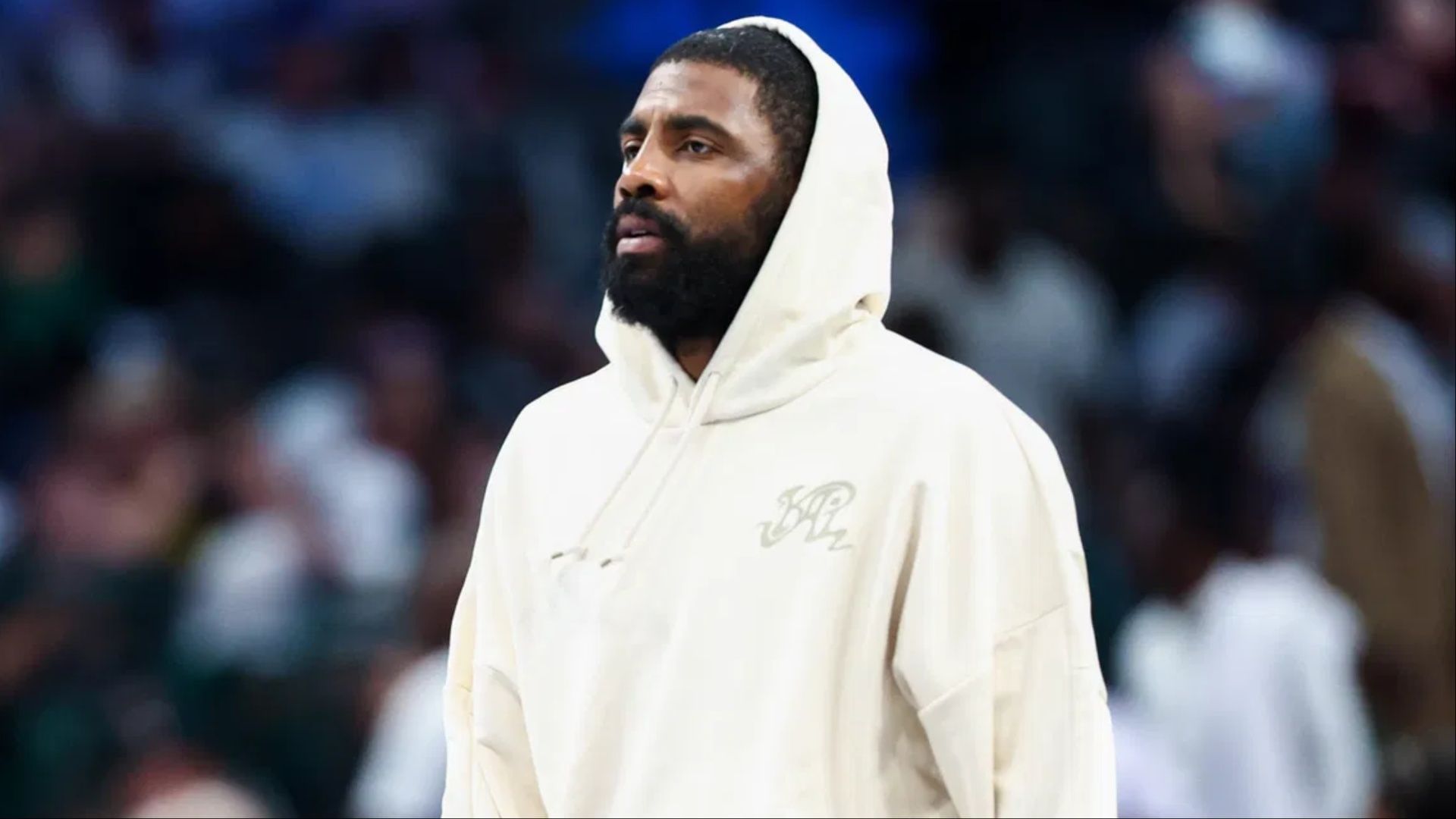 Kyrie Irving is currently recovering from a knee injury. (Photo: IMAGN)