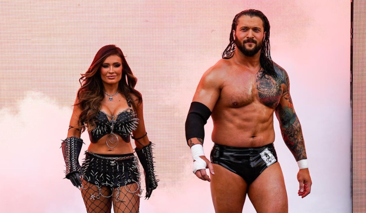 Karrion Kross and Scarlett (Image via WWE.com)