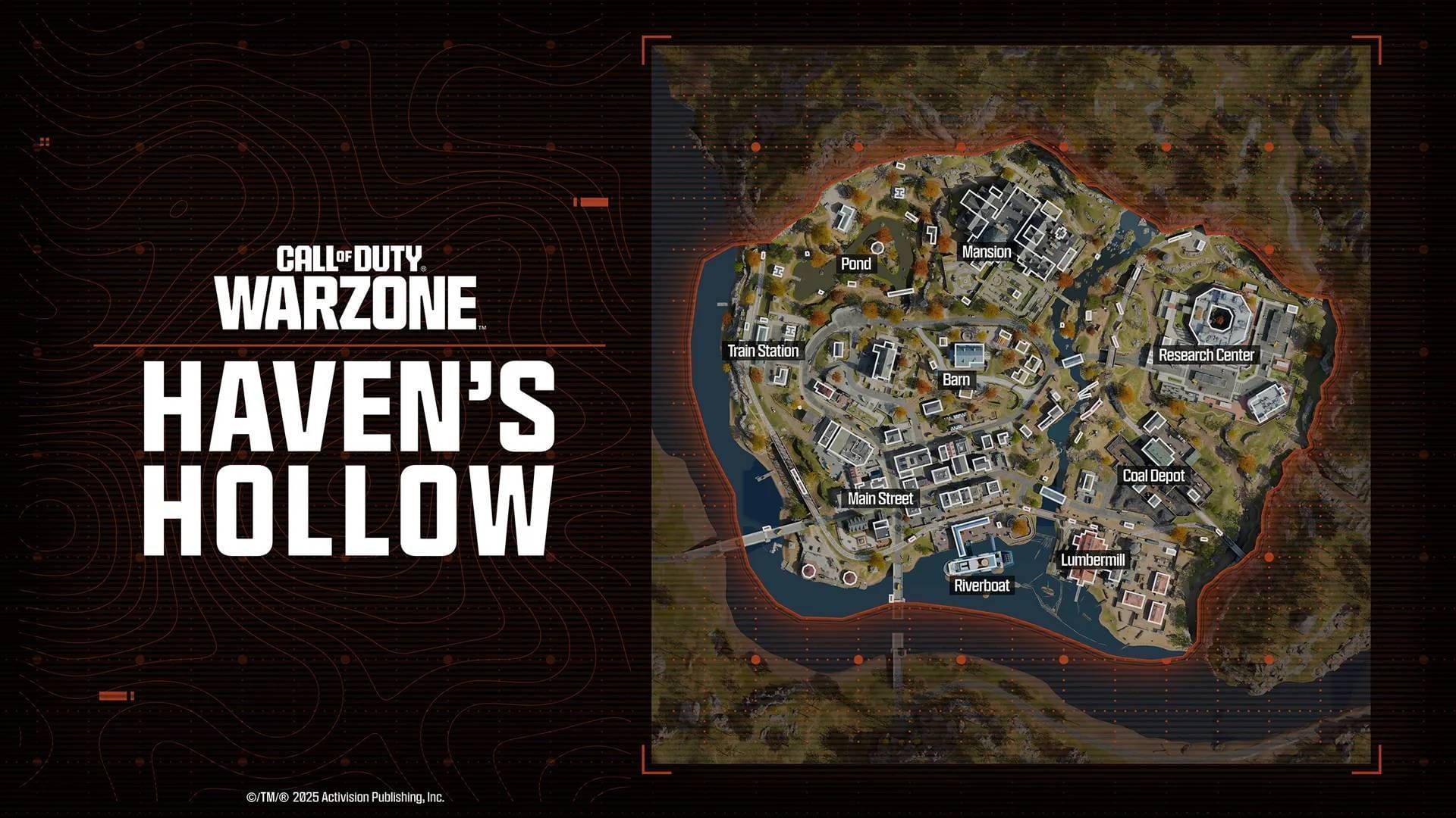 Brand new Haven's Hollow map in Warzone Season 1 (Image via Activision)