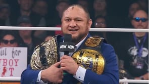 Congratulations to AEW World Champion Samoa Joe