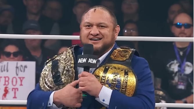 Congratulations to AEW World Champion Samoa Joe