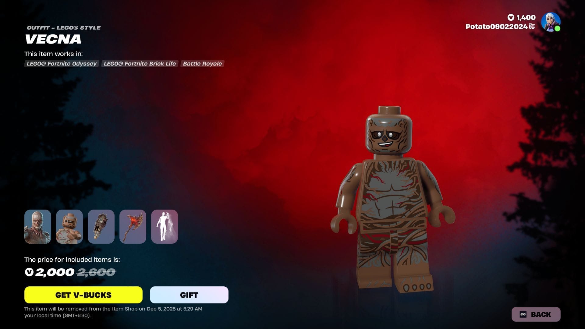 How to get the Stranger Things Vecna skin in Fortnite