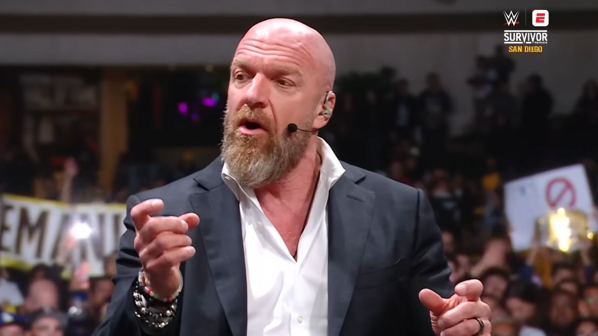 Triple H heads the creative team in WWE [Image: WWE on YouTube]