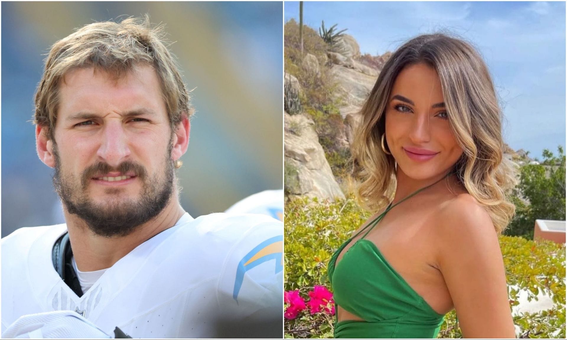Joey Bosa locks lips with fianc&eacute;e Amanda Kassdikian 