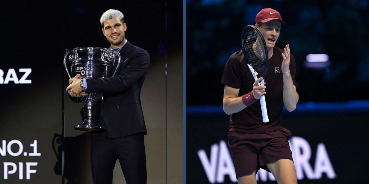 How did Carlos Alcaraz finish as year-end World No. 1 despite Jannik Sinner winning 2 Grand Slams? Complete breakdown of duo's ranking points in 2025