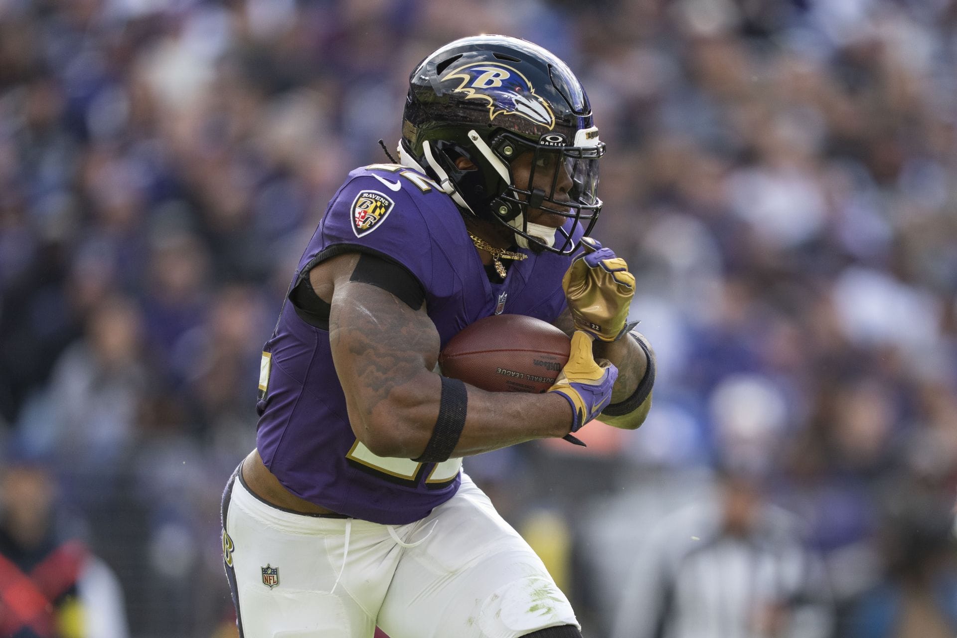 Derrick Henry na zápase New York Jets proti Baltimore Ravens – NFL 2025 – Zdroj: Getty