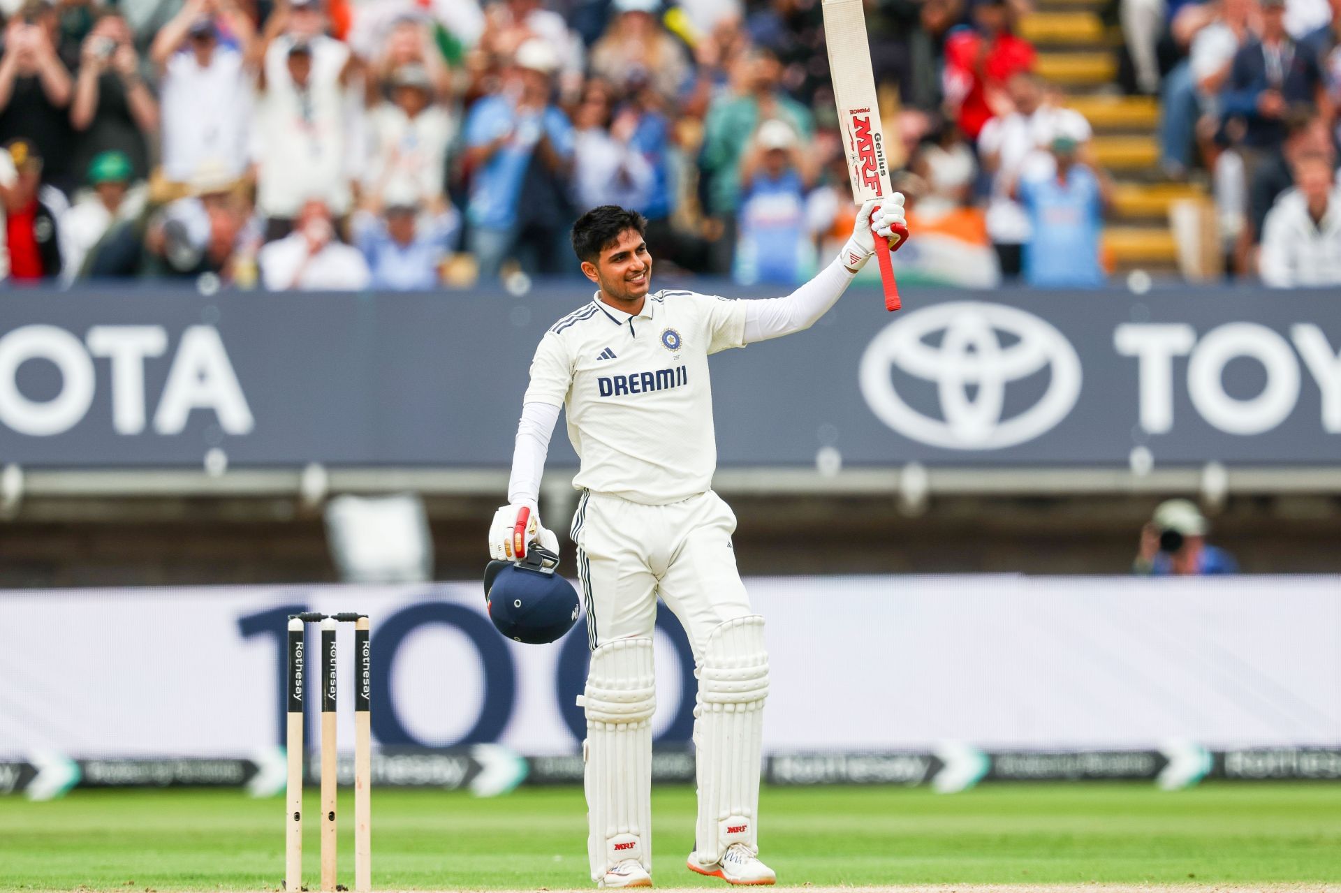 Shubman Gill nashromáždil 754 běhů v průměru 75,40 za 10 směn v sérii testů proti Anglii. (P/C: Getty)