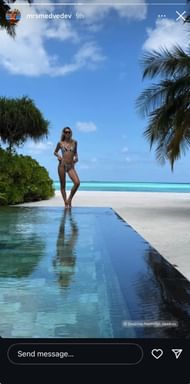 Daria's Instagram story