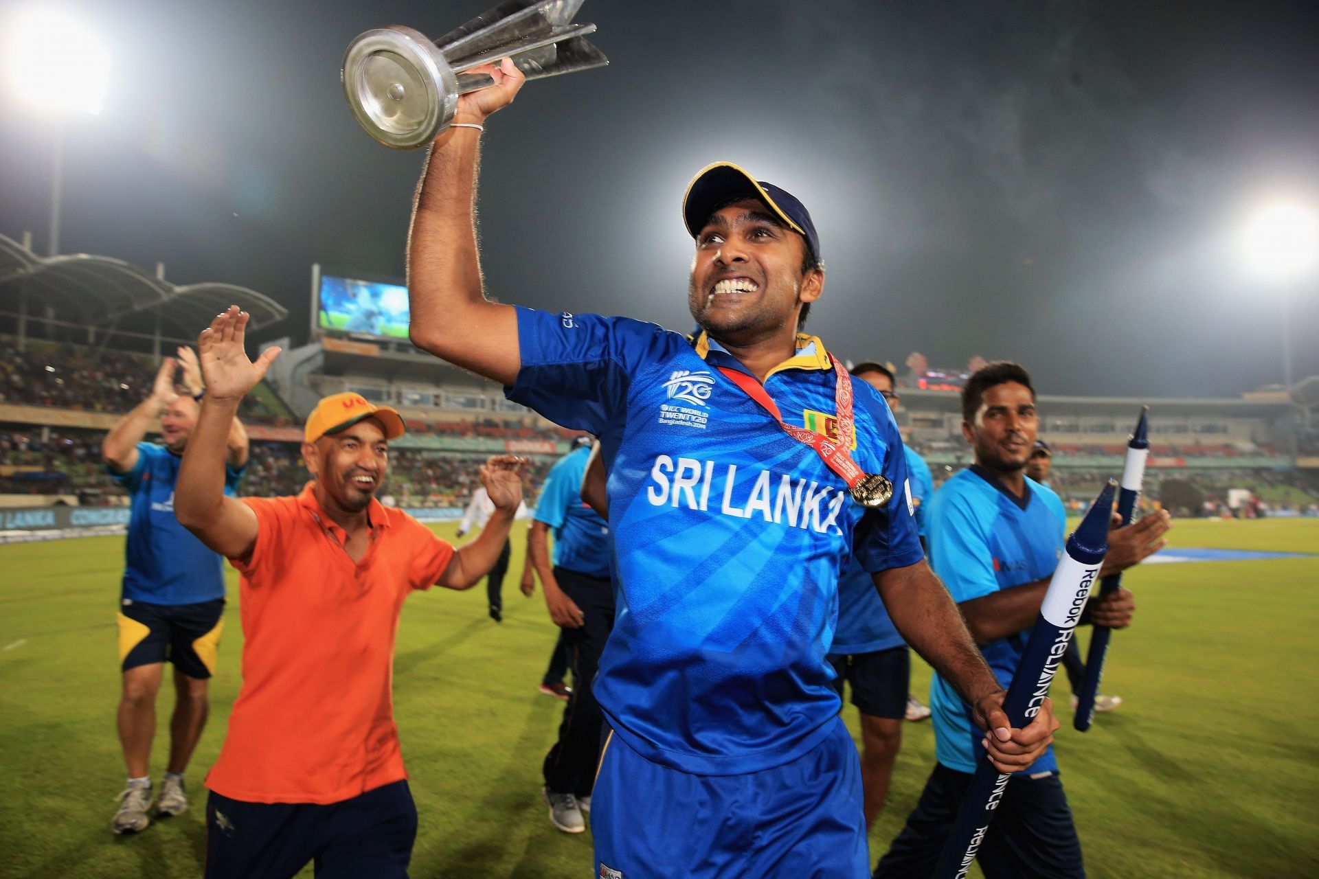 Mahela Jayawardena led Sri Lanka to the 2014 T20 World Cup victory. [Getty Images]