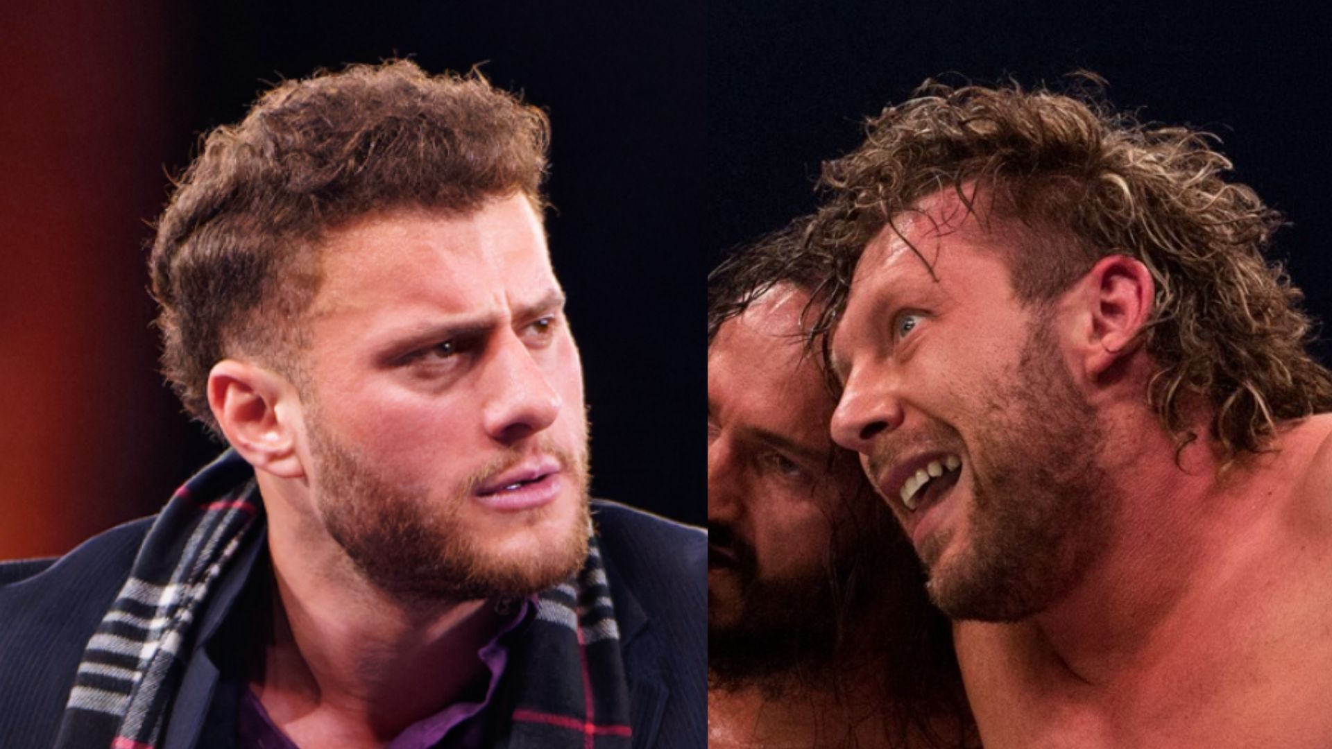 MJF (left) and Kenny Omega (right). (Images via AEW Facebook) 