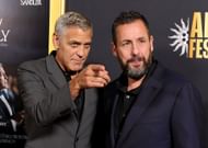 George Clooney and Adam Sandler at 2025 AFI FEST (Image via Getty)