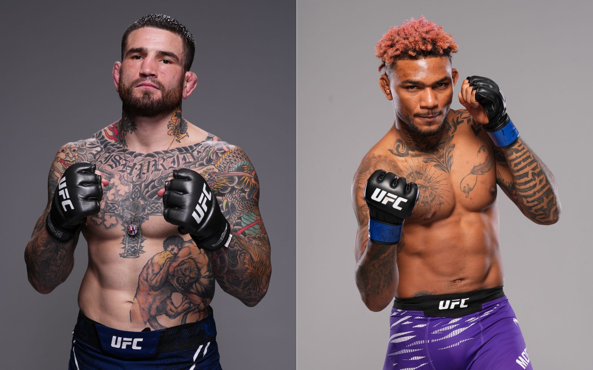 Sean Brady (left) vs. Michael Morales (right) will go down on the main card of UFC 322. [Images courtesy: Getty Images]