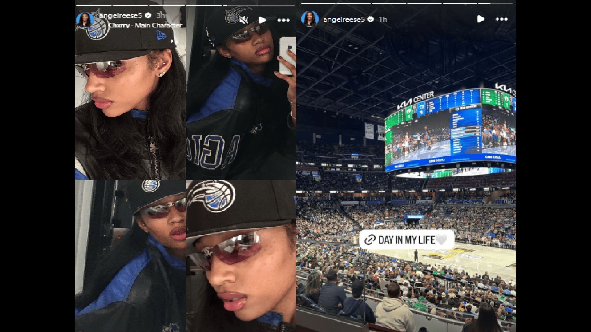 Angel Reese seemingly reacts to rumored boyfriend Wendell Carter Jr.&#039;s game against the Boston Celtics. Credit: Reese/IG