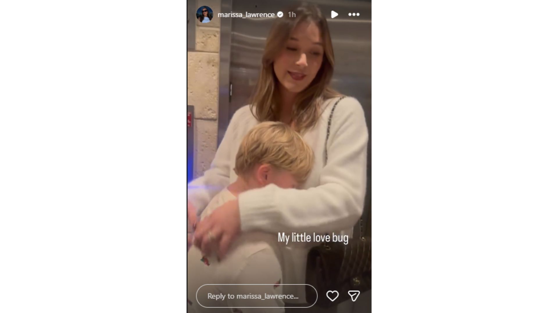 Marissa Lawrence was reunited with a loved one. (Credit: @marissa_lawrence)