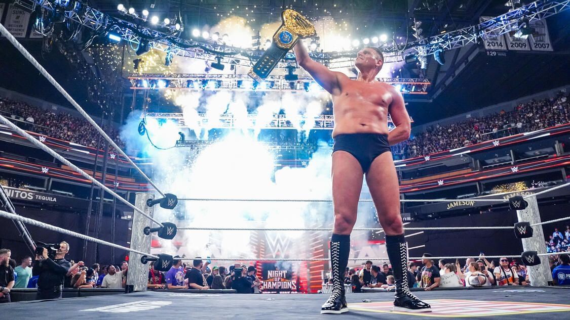 Gunther is back (image via WWE)