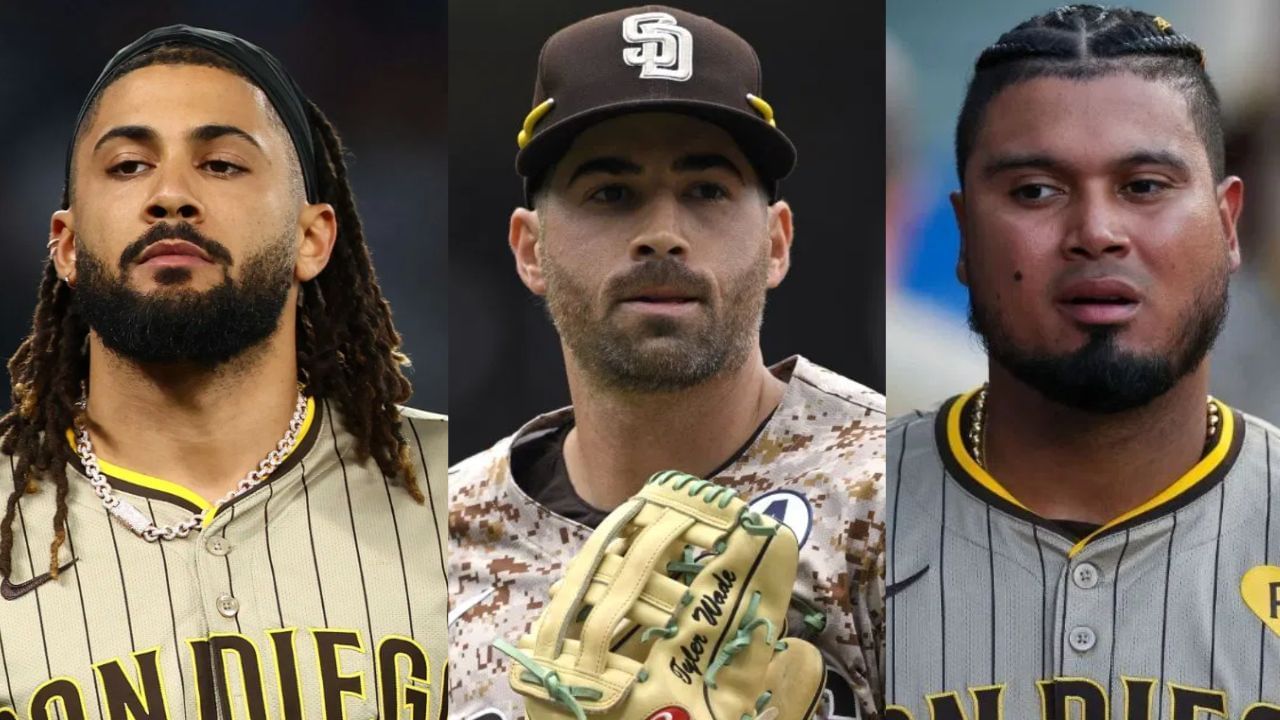 (Left to Right) Fernando Tatis Jr., Tyler Wade and Luis Arraez (Images from - Getty)