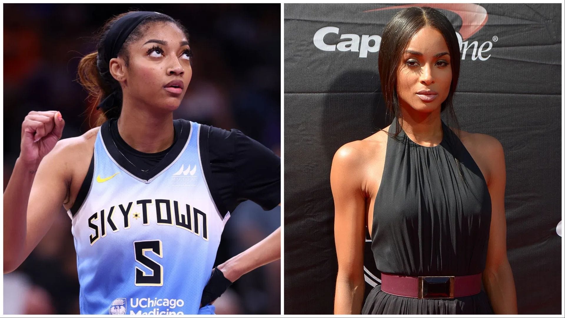 Angel Reese and Ciara. (Photos: IMAGN)
