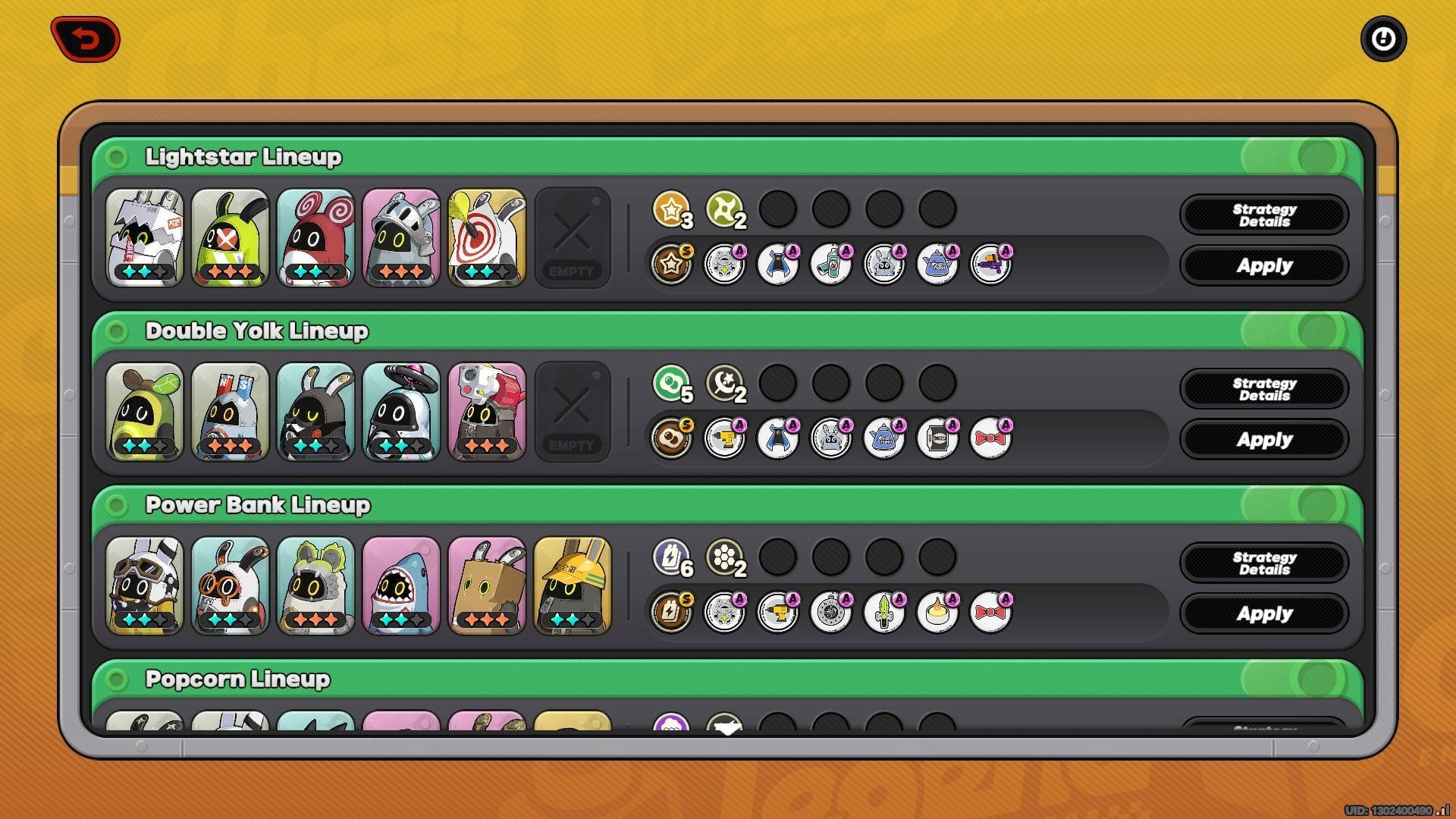 Adhere to the recommended lineups (Image via HoYoverse)