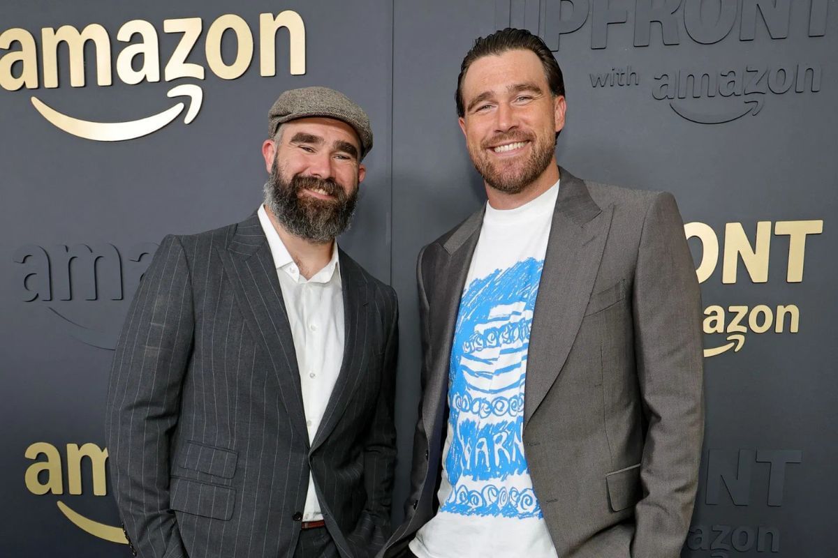 Jason Kelce has high praise for Travis Kelce after star TE claims Chiefs&rsquo; franchise touchdown record (Image Credits - GETTY)