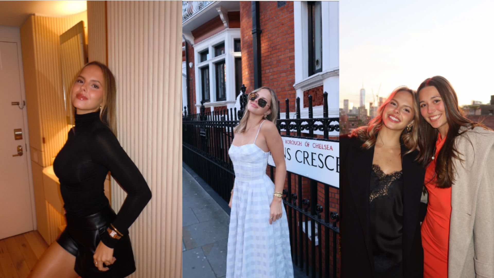 Sage Wagner shared snapshots of her looks during the month of October. (Photos via Sage Wagner&#039;s Instagram)