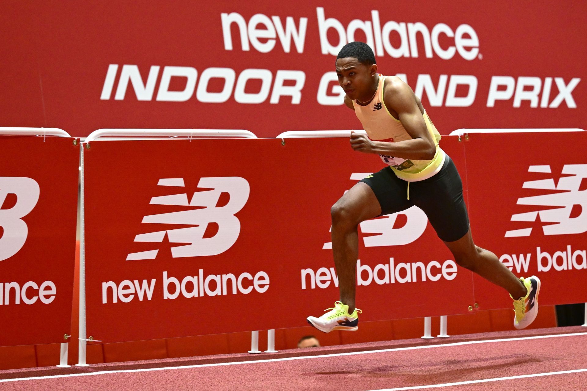 Quincy Wilson na New Balance Indoor Grand Prix (Zdroj obrázku: Getty)