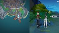 Location of the NPC Zinaida in Genshin Impact (Image via HoYoverse)