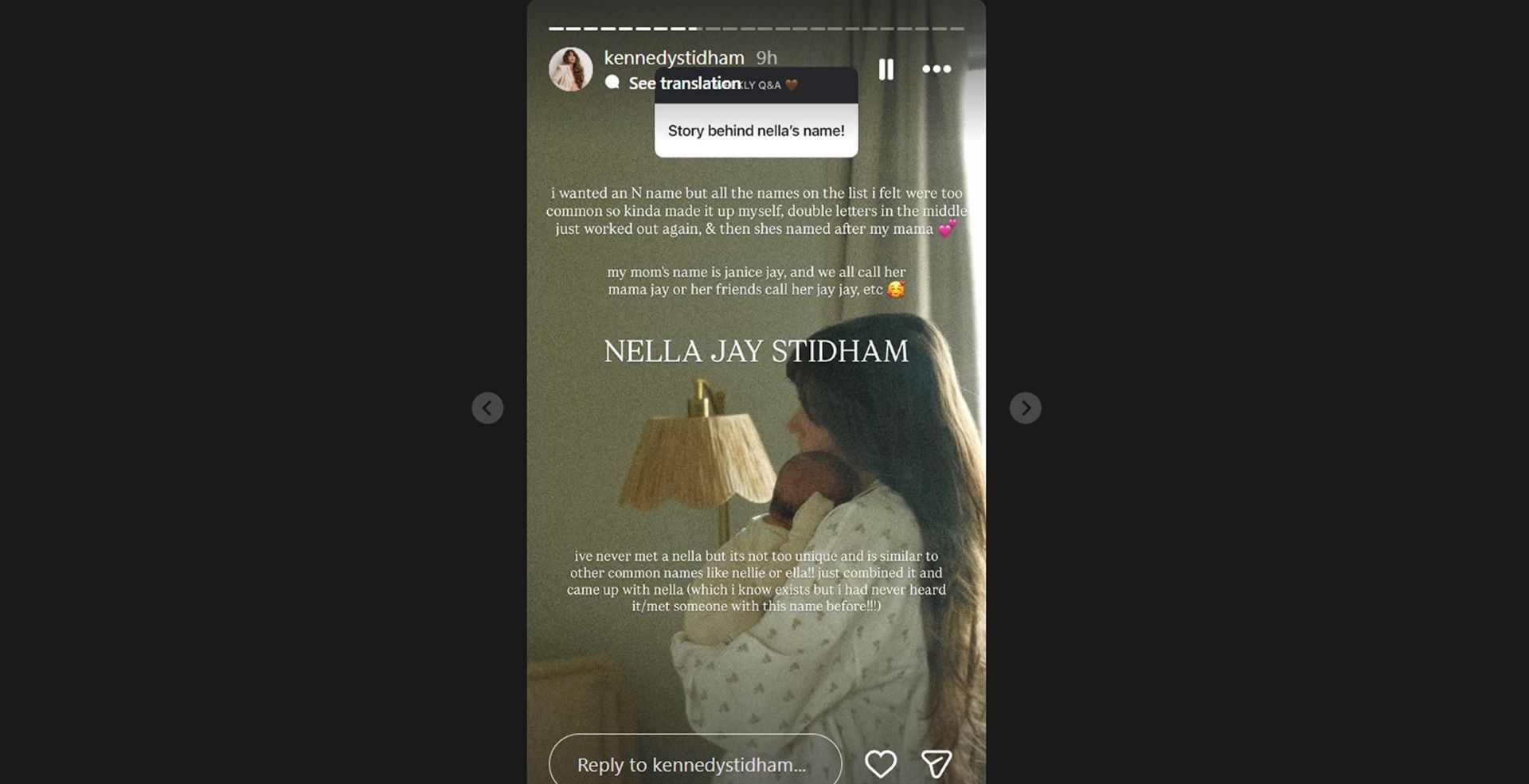 Broncos QB Príbeh manželky Kennedyho na IG Jarretta Stidhama/@kennedystidham