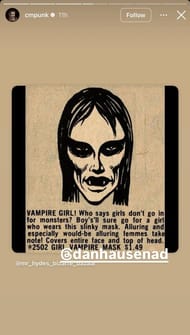 Screengrab of CM Punk's Instagram Story (Image credit: Punk's Instagram account)