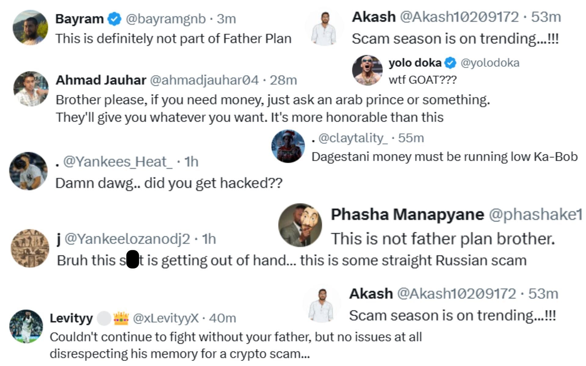 Definitely not part of Father Plan